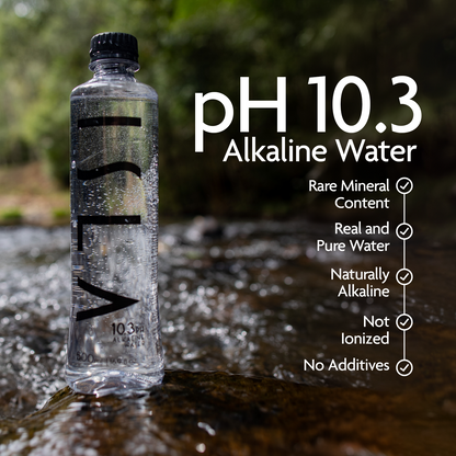 Alkaline Water Ph 10.3 - 16.9 fl oz(500ml) Pack of 12